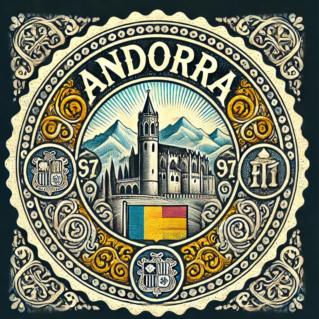 Andorra passport stamp