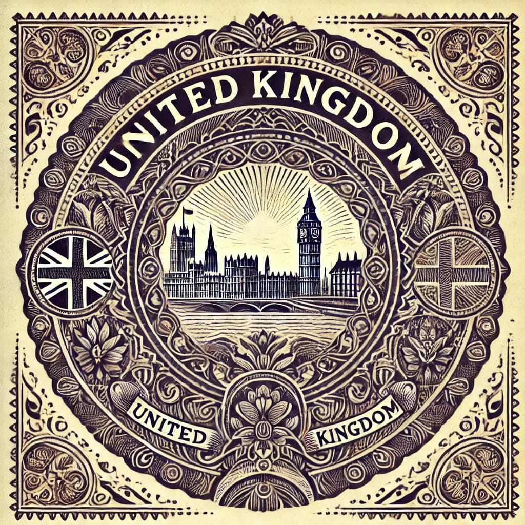 United Kingdom passport stamp