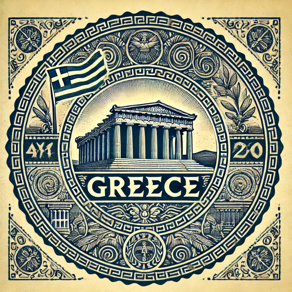 Greece passport stamp