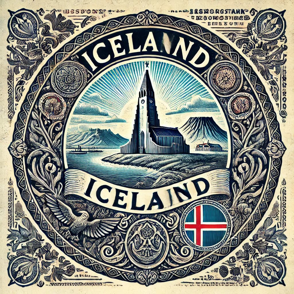 Iceland passport stamp