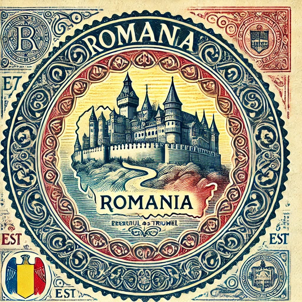 Romania passport stamp