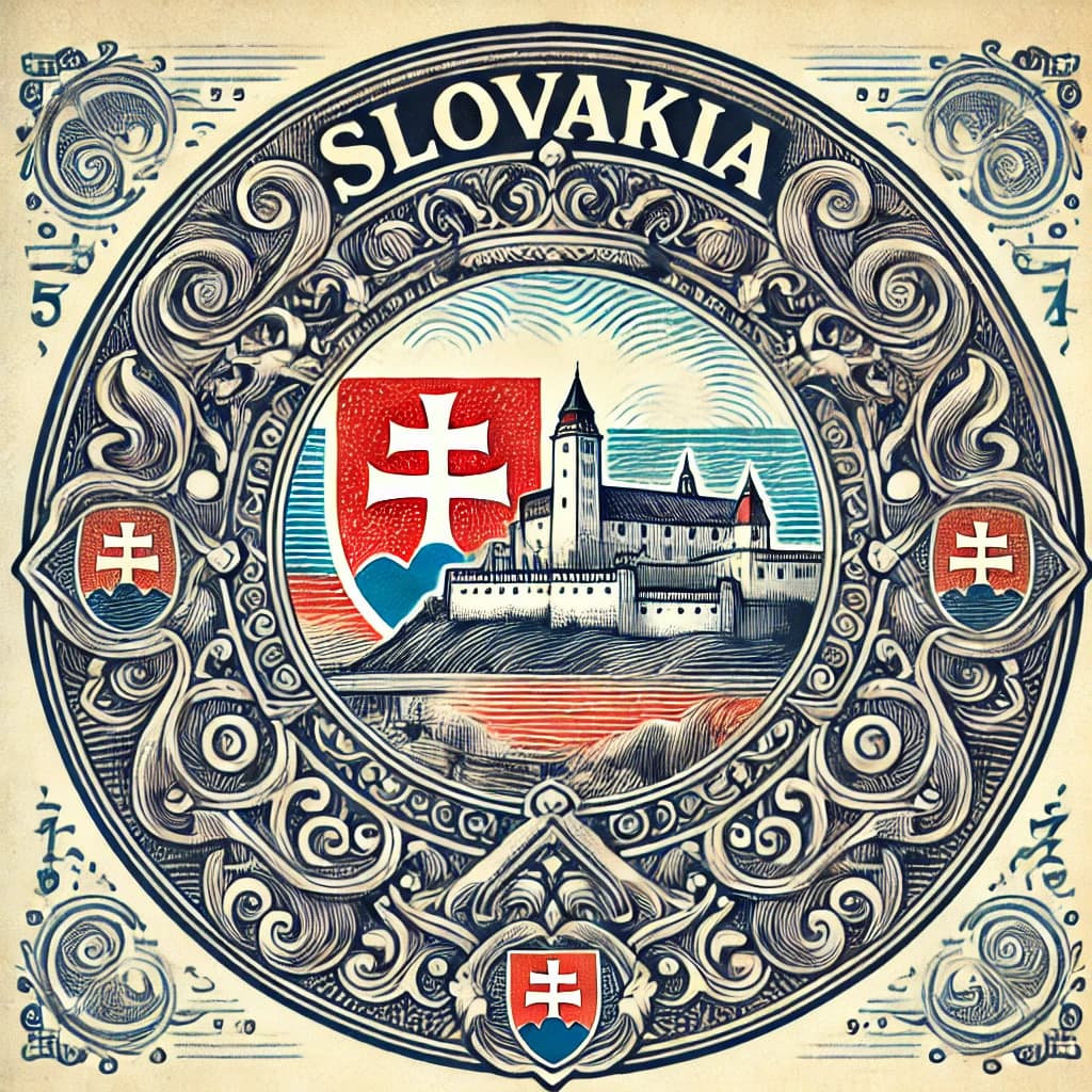 Slovakia passport stamp
