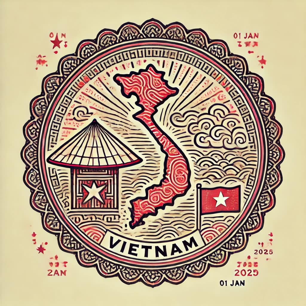 Vietnam passport stamp